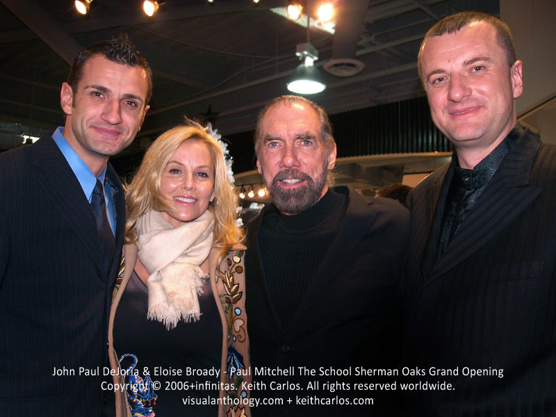 John Paul DeJoria & Eloise Broady - Paul Mitchell School Grand Opening