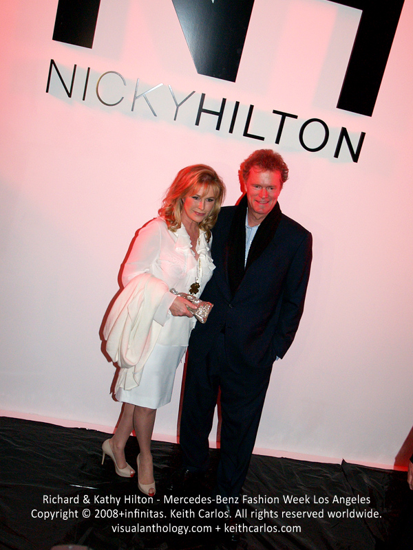 Richard & Kathy Hilton - Mercedes-Benz Fashion Week Los Angeles