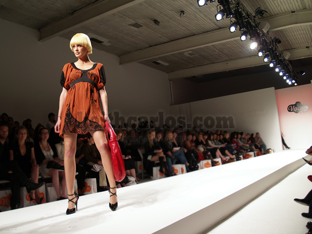 Voom by Joy Han runway catwalk at Mercedes-Benz Fashion Week Los Angeles